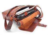 Aktatáska Vertical Flapbag 13" Brandy BB071 3 Aktatáska Vertical Flapbag 13" Brandy BB071 - Image 3