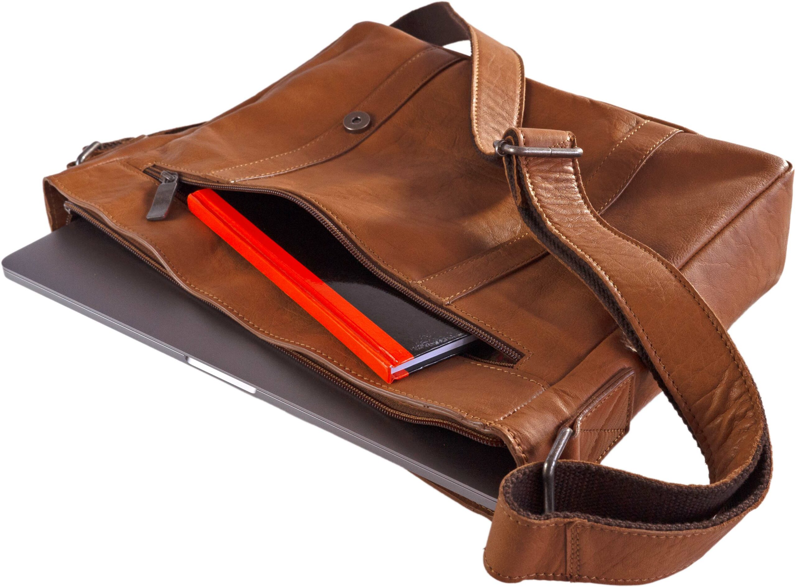 Aktatáska Messengerbag 13" Tan BB106-1 5 Aktatáska Messengerbag 13" Tan BB106-1 - Image 5
