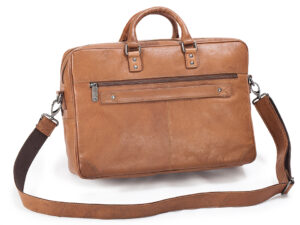 Alternative view of Aktatáska Briefcase Soft 15"-16" 2-zip Tan BB114-1