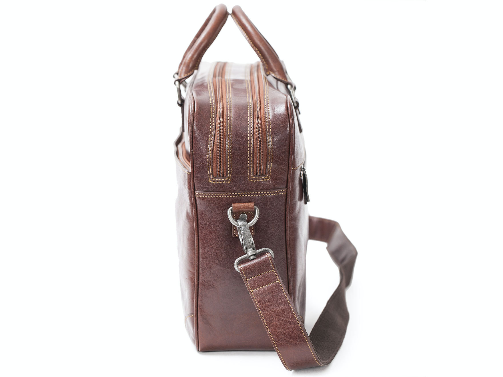 Aktatáska Briefcase Soft 15"-16" 2-zip Brandy BB114 3 Aktatáska Briefcase Soft 15"-16" 2-zip Brandy BB114 - Image 3