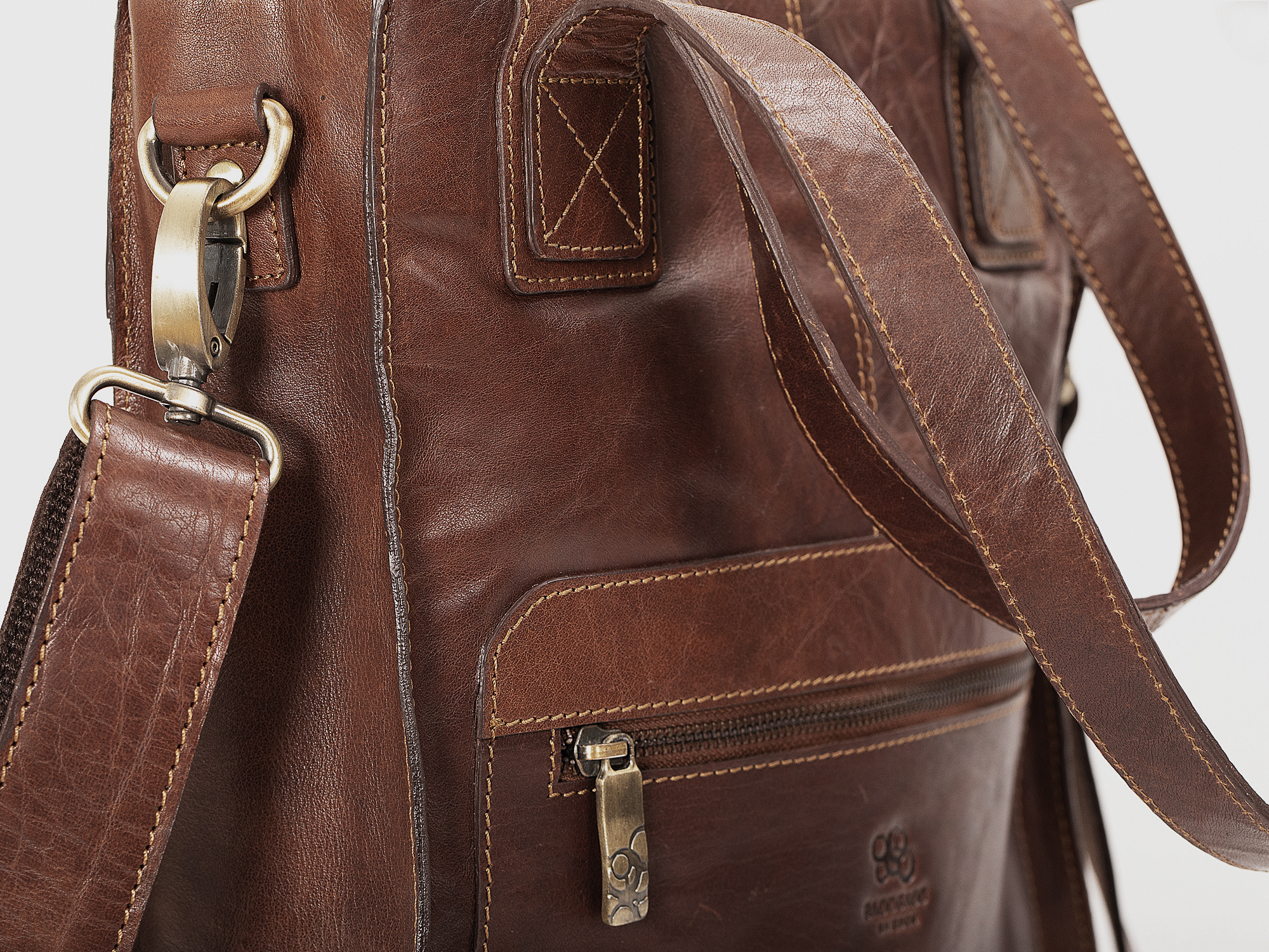 Kézitáska Totebag 13" Brandy LB024 4 Kézitáska Totebag 13" Brandy LB024 - Image 4