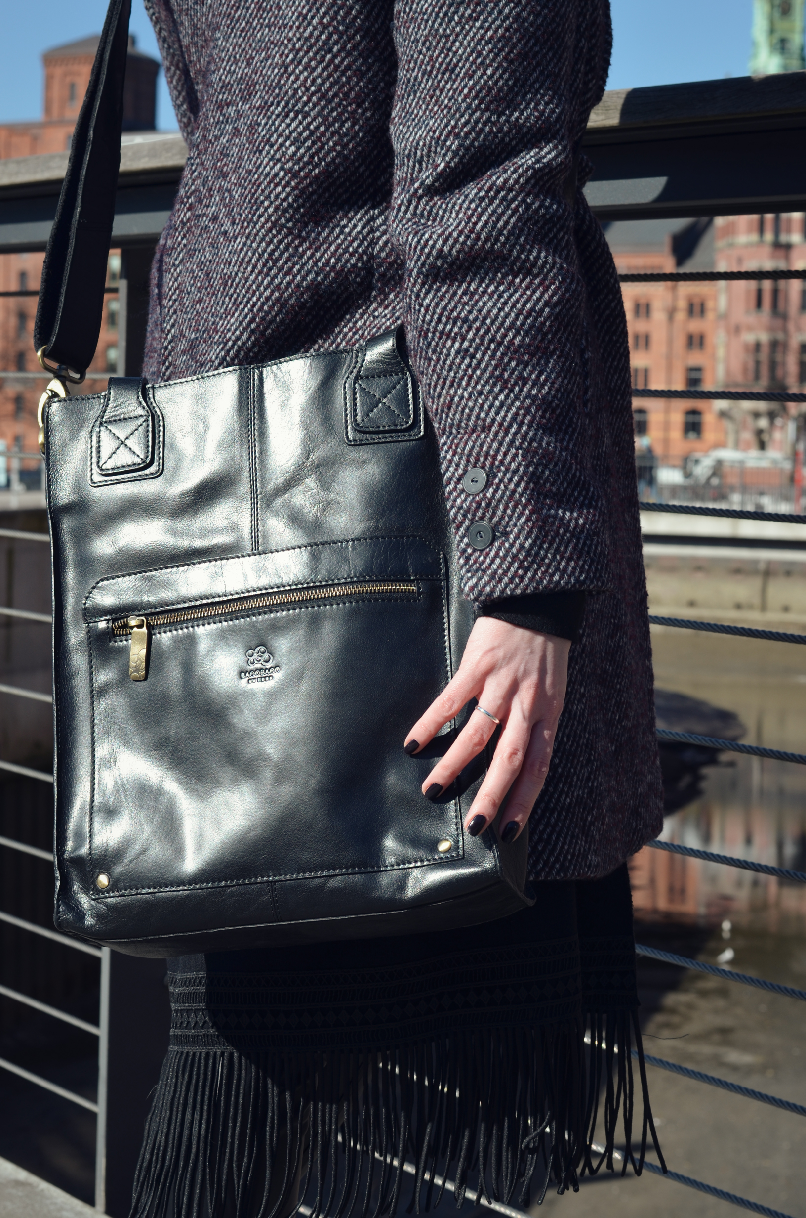 Kézitáska Totebag 13" Black LB025 3 Kézitáska Totebag 13" Black LB025 - Image 3