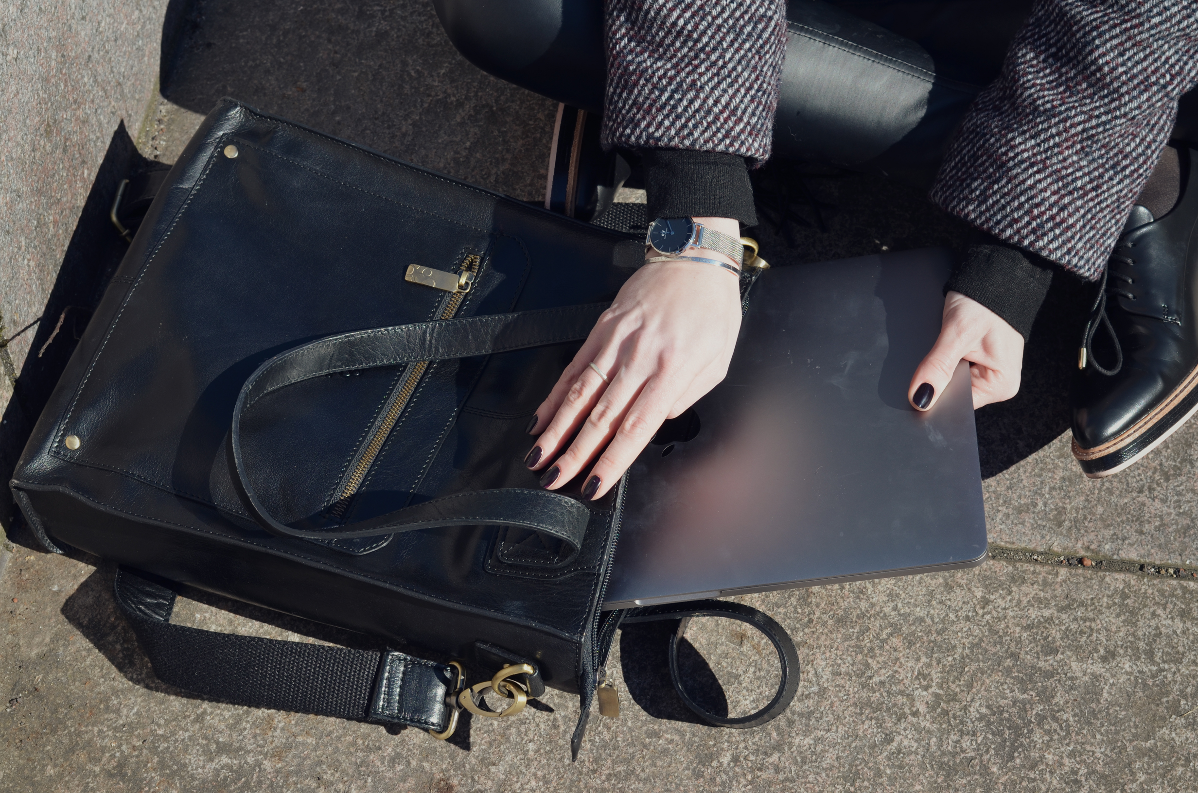 Kézitáska Totebag 13" Black LB025 6 Kézitáska Totebag 13" Black LB025 - Image 6