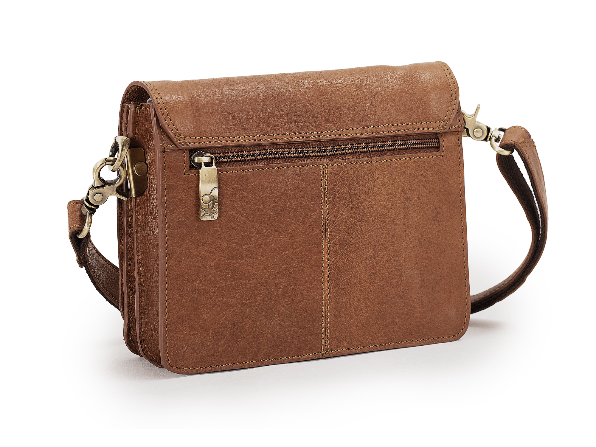 Kézitáska Flapbag Small Tan LB034-1 2 Kézitáska Flapbag Small Tan LB034-1 - Image 2