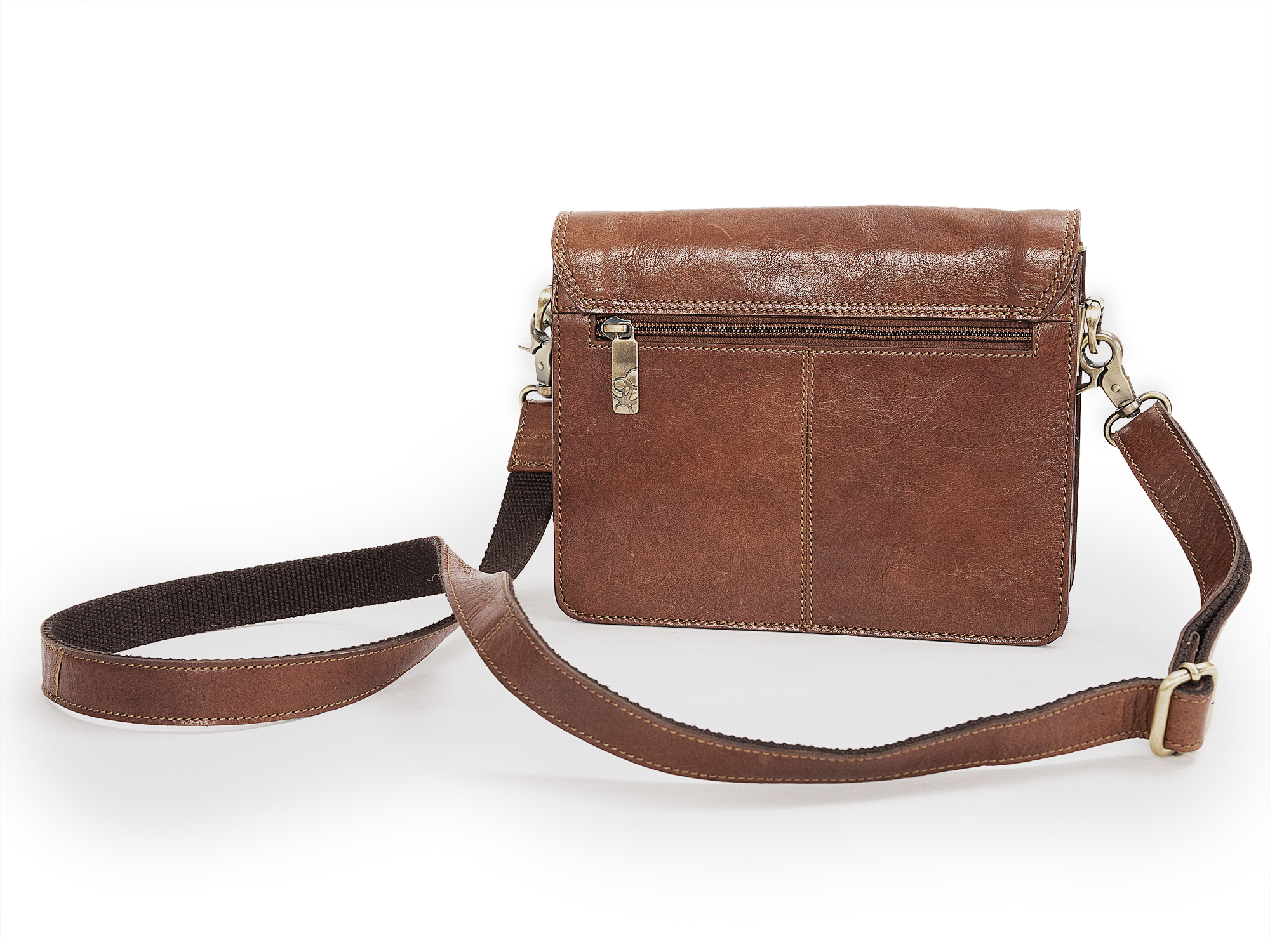 Kézitáska Flapbag Small Brandy LB034 4 Kézitáska Flapbag Small Brandy LB034 - Image 4