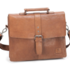 Aktatáska Briefcase 13″ Tan 13 férfi bőr válltáska BB139 - Bivallybőr és egyedi design