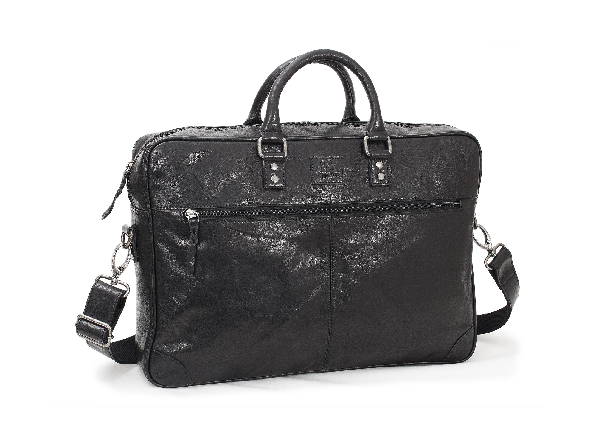 Aktatáska Briefcase Soft 15"-16" Black BB093 1 vékony Soft laptoptáska nyitott külső zsebbel black