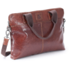 Aktatáska Slimbag 13" Brandy BB112 7 Brandy bőr laptoptáska slim 13 BB112 - vékony bivalybőr aktatáska mágneses zsebbel