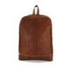Hátizsák Backpack 13" Medium Brandy LB036 10 Brandy bőr hátizsák 13 közepes LB036 - elegáns bivalybőr laptophátizsák multifunkciós vállpánttal